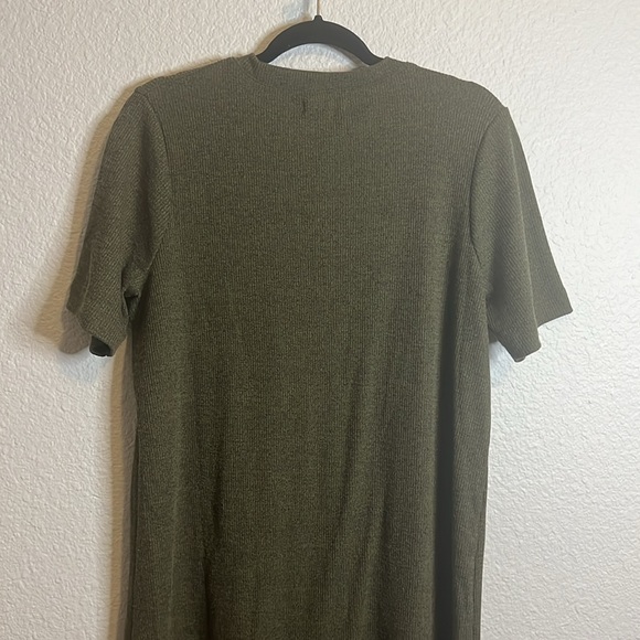 Madewell Ribbed Pocket Tee midi dress, size large. - Picture 9 of 11